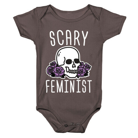 Scary Feminist Baby One-Piece