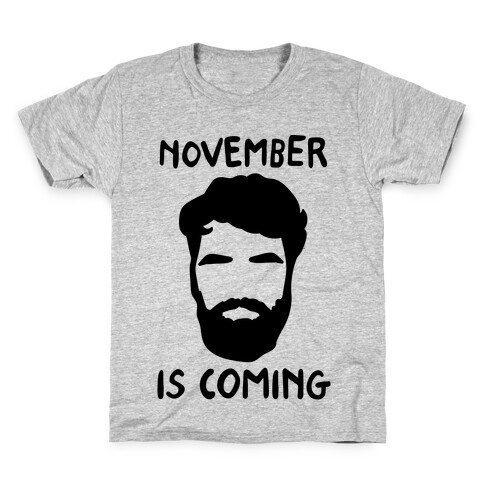 November Is Coming Parody Kids T-Shirt