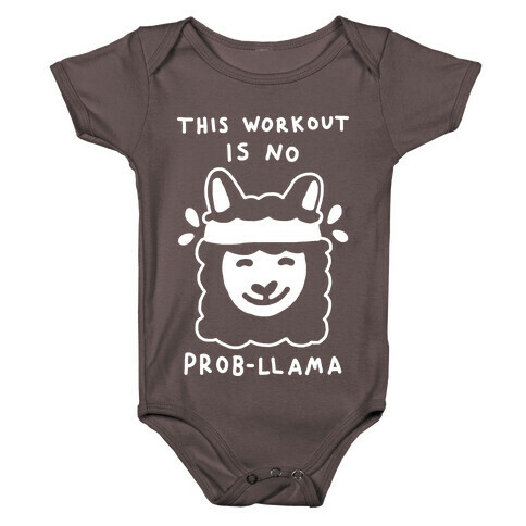 This Workout Is No Prob-Llama Baby One-Piece