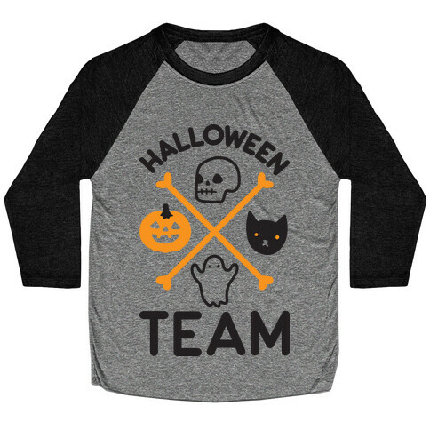 Halloween Team Baseball Tee