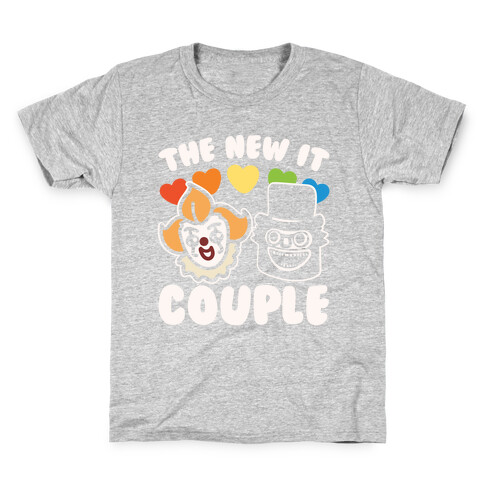 The New It Couple Parody White Print Kids T-Shirt