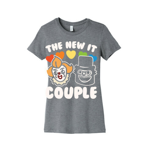 The New It Couple Parody White Print Womens T-Shirt