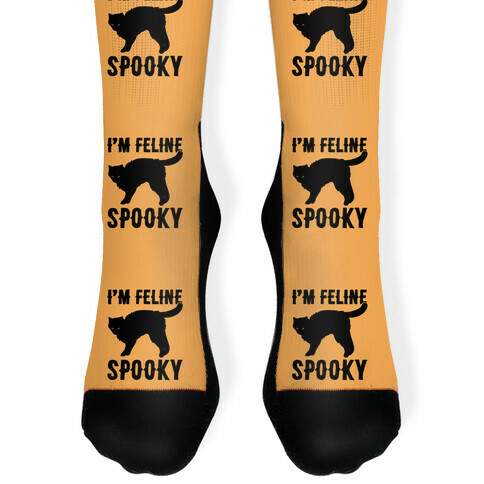 I'm Feline Spooky Sock