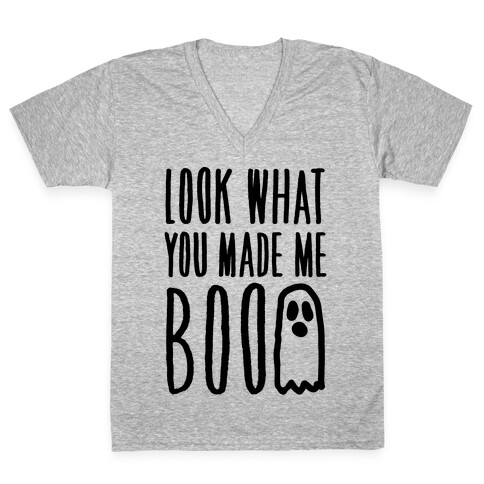Look What You Made Me Boo Parody V-Neck Tee Shirt