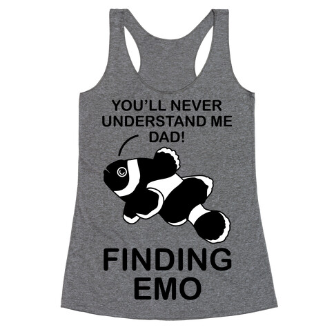 Finding Emo Racerback Tank Top