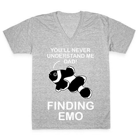 Finding Emo V-Neck Tee Shirt