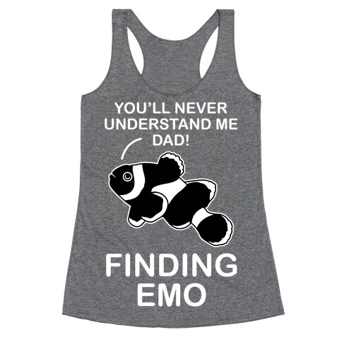 Finding Emo Racerback Tank Top