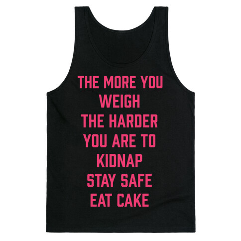 Stay Safe Eat Cake Tank Top
