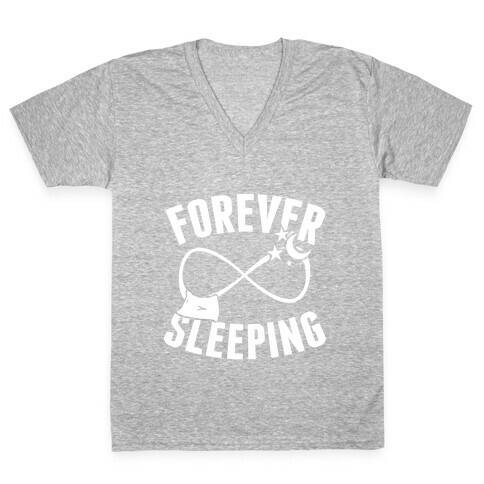 Forever Sleeping V-Neck Tee Shirt