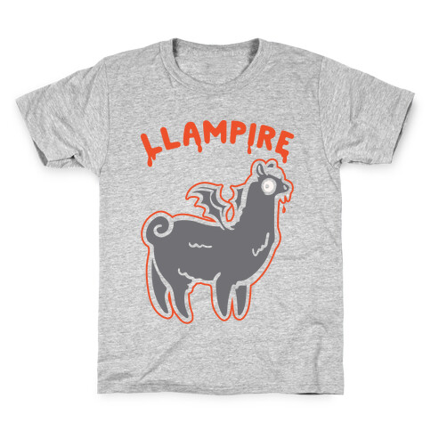 Llampire White Print Kids T-Shirt