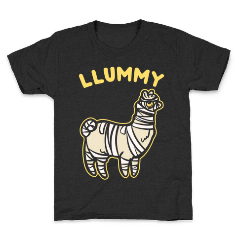 Llummy White Print Kids T-Shirt