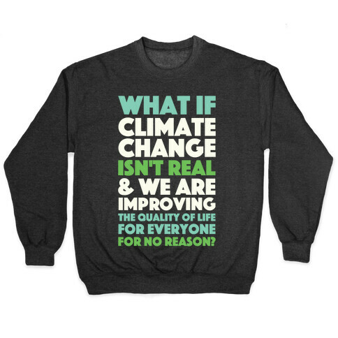 What If Climate Change Isn't Real Pullover