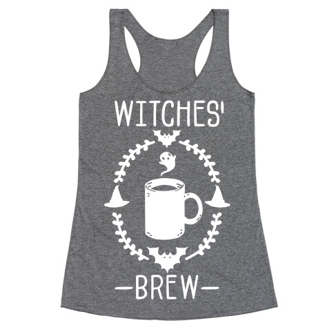 Witches' Brew Coffee Racerback Tank Top