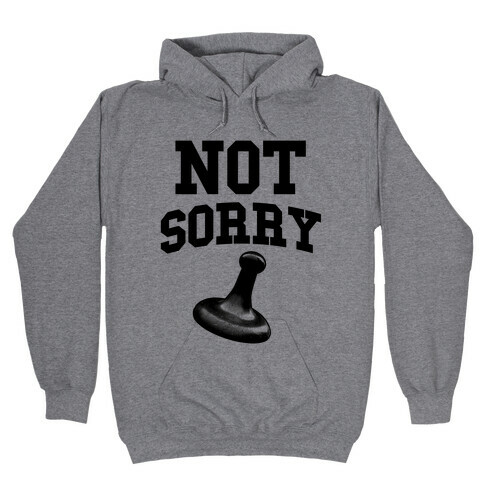 Not Sorry (parody) Hooded Sweatshirt