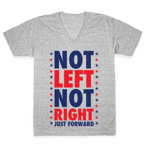 Not Left Not Right V-Neck Tee Shirt