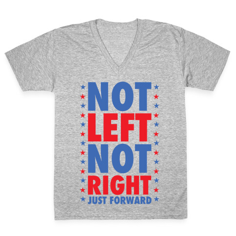 Not Left Not Right V-Neck Tee Shirt