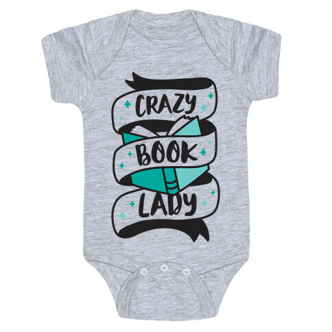 Crazy Book Lady Baby One-Piece