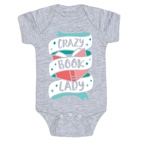 Crazy Book Lady Baby One-Piece