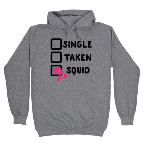 Single Taken Squid Parody Hooded Sweatshirt