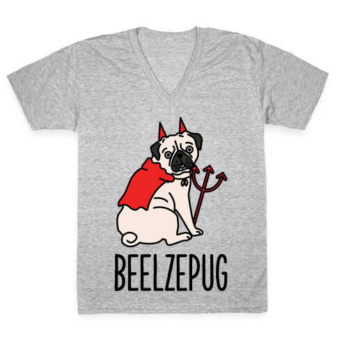 Beelzepug V-Neck Tee Shirt