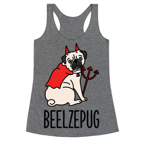 Beelzepug Racerback Tank Top