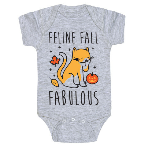 Feline Fall Fabulous Baby One-Piece
