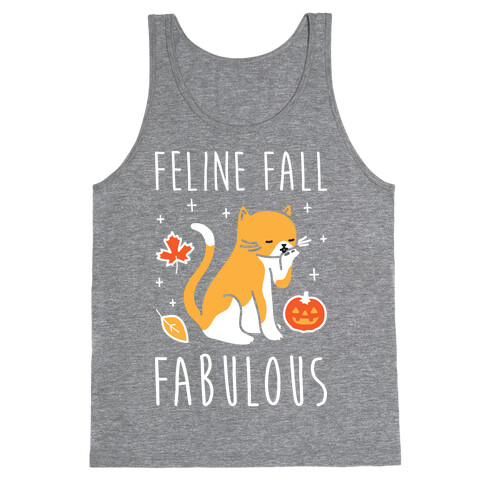 Feline Fall Fabulous Tank Top