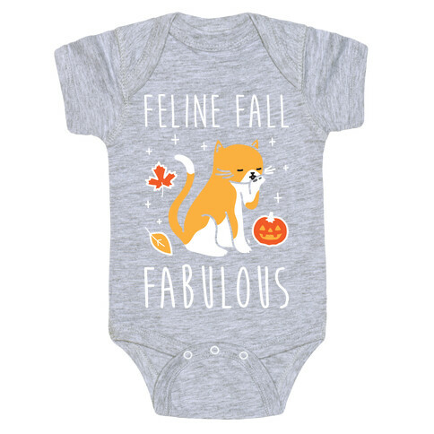 Feline Fall Fabulous Baby One-Piece