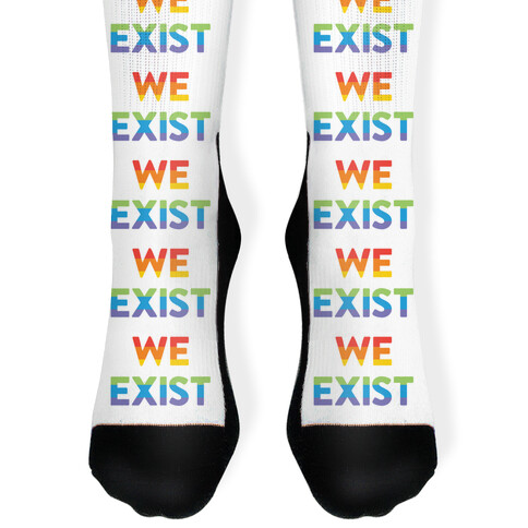 We Exist Queer Sock