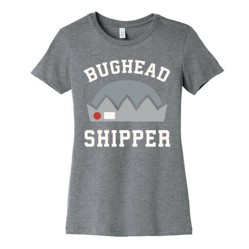 Bughead Shipper White Print Womens T-Shirt