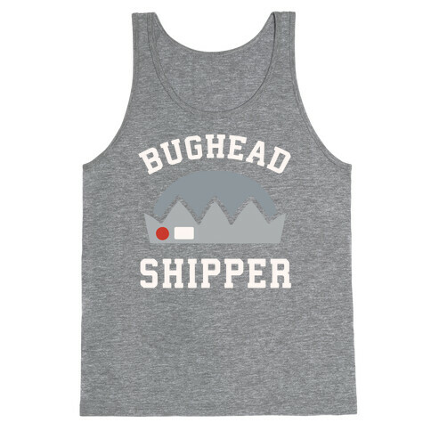 Bughead Shipper White Print Tank Top