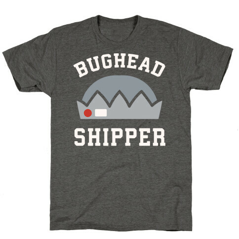 Bughead Shipper White Print T-Shirt