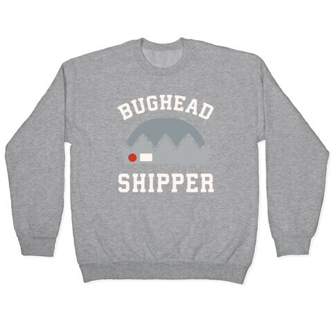 Bughead Shipper White Print Pullover
