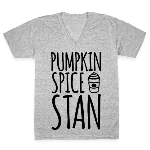 Pumpkin Spice Stan V-Neck Tee Shirt