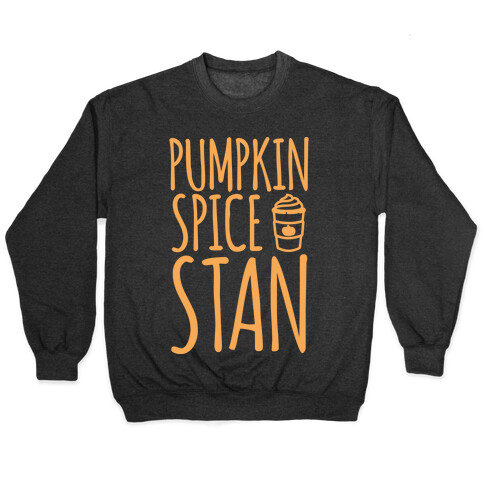 Pumpkin Spice Stan White Print Pullover