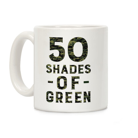 50 Shades of Green Coffee Mug