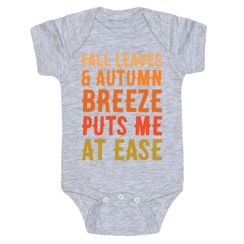 Fall Leaves & Autumn Breeze  Baby One-Piece