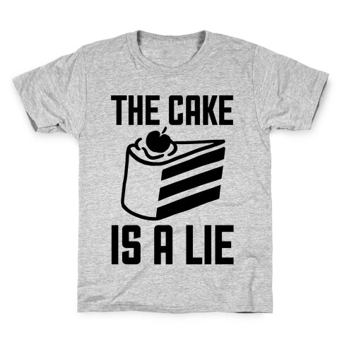 The Cake Is A Lie Kids T-Shirt