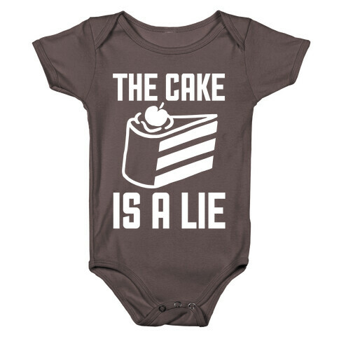 The Cake Is A Lie Baby One-Piece