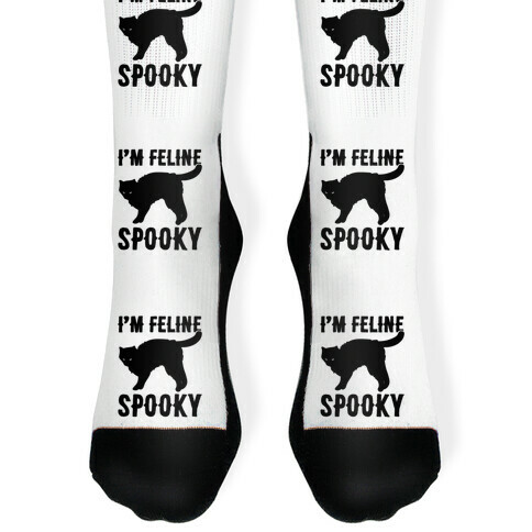I'm Feline Spooky Sock