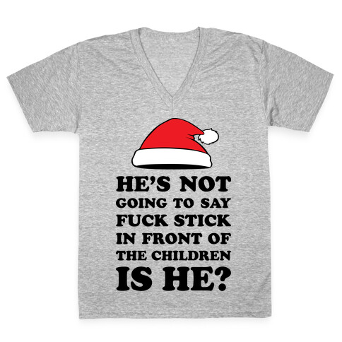 Bad Santa V-Neck Tee Shirt