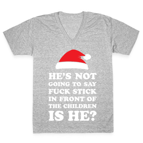 Bad Santa V-Neck Tee Shirt