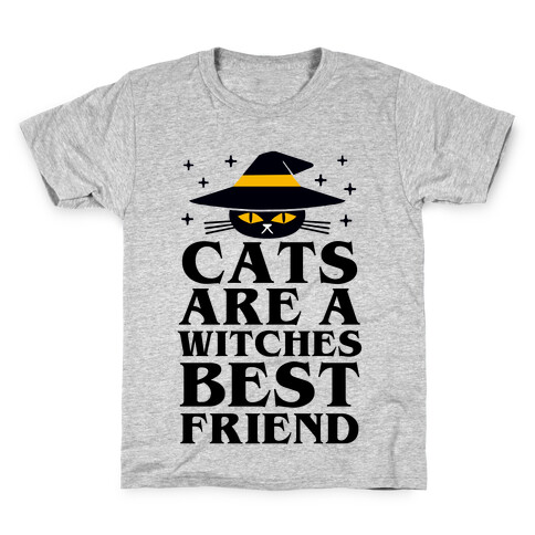 Cats are a Witches Best Friend Kids T-Shirt