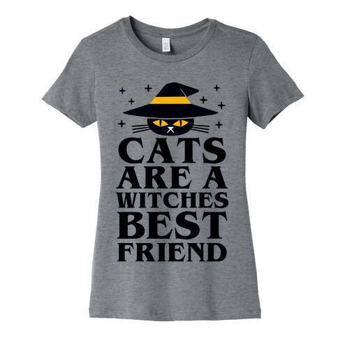 Cats are a Witches Best Friend Womens T-Shirt