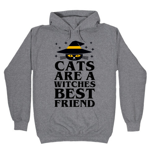 Cats are a Witches Best Friend Hooded Sweatshirt