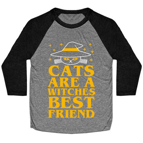 Cats are a Witches Best Friend Baseball Tee