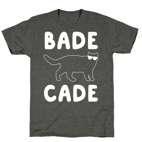 Bade Cade White Print T-Shirt