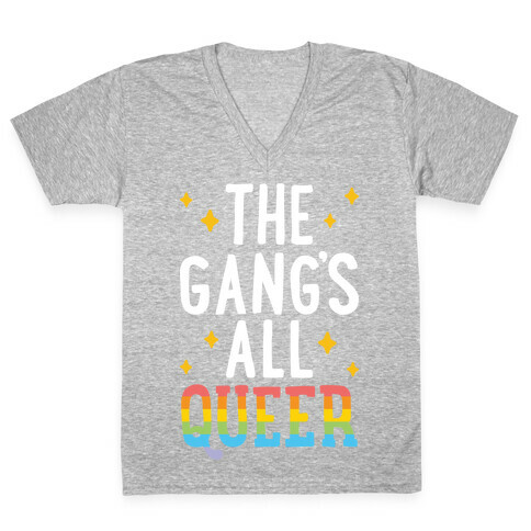 The Gang's All Queer V-Neck Tee Shirt