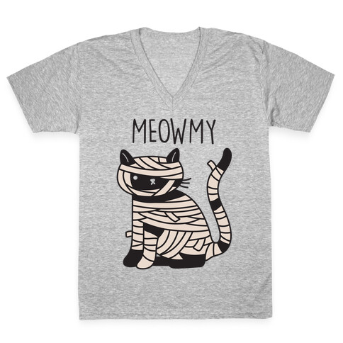 Meowmy V-Neck Tee Shirt