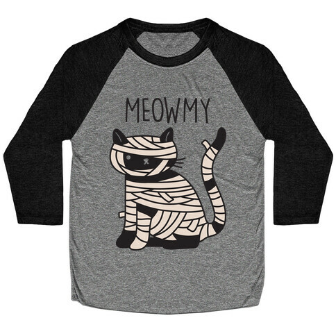 Meowmy Baseball Tee